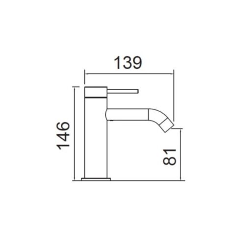 Μπαταρία Νιπτήρος 6111-411 COSMO 316L CORA  (10 Άτοκες Δόσεις) - Image 2